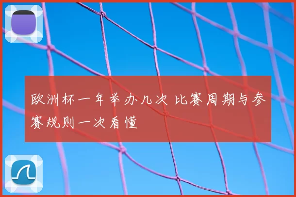 欧洲杯一年举办几次 比赛周期与参赛规则一次看懂
